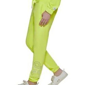 CALVIN KLEIN Performance Women’s Outline Logo Joggers, Lime, XL